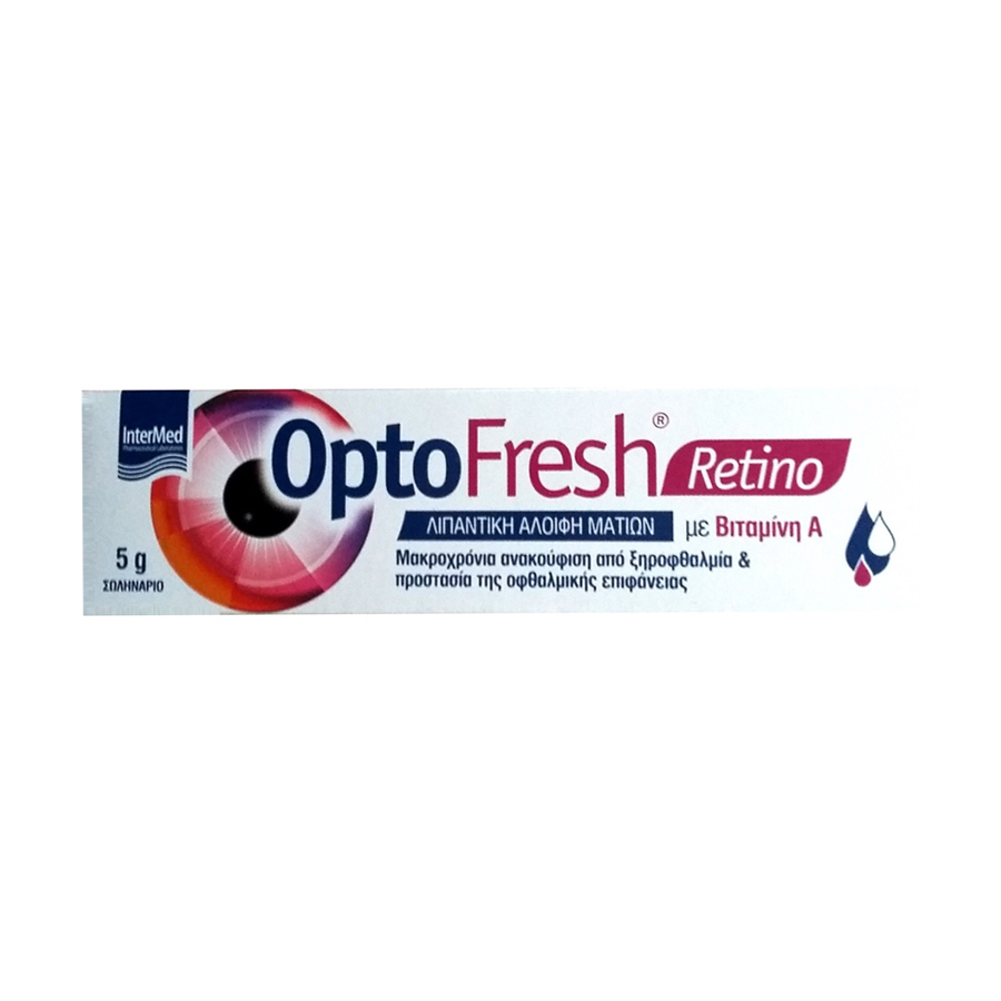 InterMed OptoFresh Retino Λιπαντική Αλοιφή Ματιών Με Βιταμίνη Α 5gr