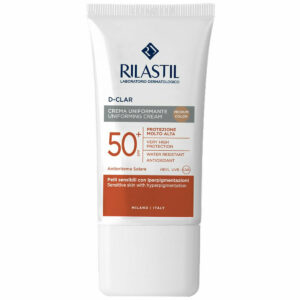 Rilastil D-Clar Uniforming Αντηλιακή Κρέμα Προσώπου SPF50 με Χρώμα Medium 40ml