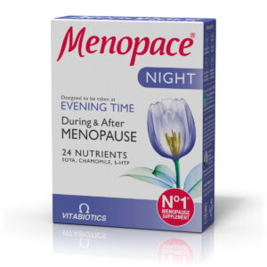 Vitabiotics Menopace Night Evening Time Συμπλήρωμα για την Εμμηνόπαυση 30 ταμπλέτες