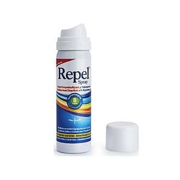 UNI-PHARMA Repel Άοσμη Εντομοαπωθητική Λοσιόν σε Spray με Υαλουρονικό Κατάλληλη για Παιδιά 50ml - Image 2
