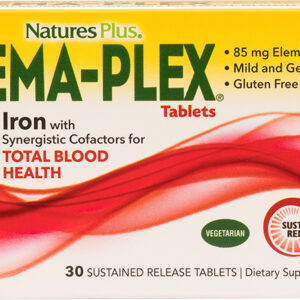 Nature's Plus Hema-Plex Iron with Synergistic Factors Σίδηρος 30 ταμπλέτες