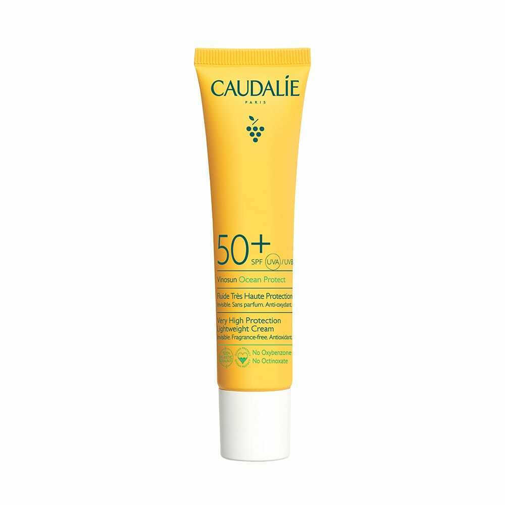 Caudalie Vinosun Ocean Protect Αδιάβροχη Αντηλιακή Κρέμα Προσώπου SPF50 40ml