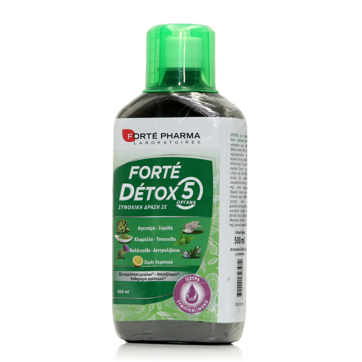 Forte Pharma Forte Detox 5 Organes Ειδικό Συμπλήρωμα Διατροφής 500ml Multiflavoured
