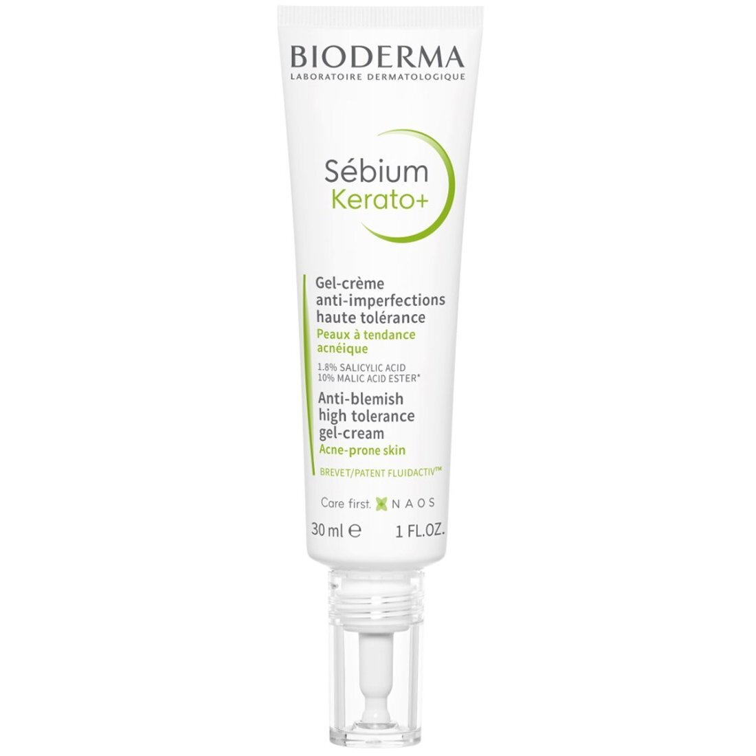 Bioderma Sebium Kerato+ Gel-Κρέμα Προσώπου Ημέρας κατά των Ατελειών & της Ακμής 30ml