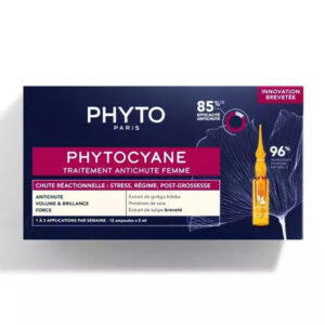 Phyto Phytocyane Traitement Anti-Chute Αμπούλες Μαλλιών κατά της Τριχόπτωσης για Γυναίκες 12x5ml