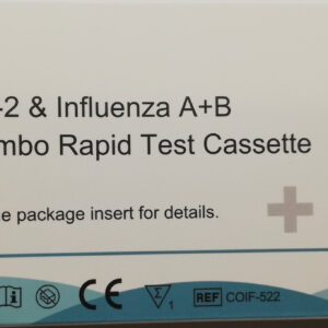 Sejoy SARS-CoV-2 & Influenza A+B Antigen Combo Rapid Test Cassette 1τμχ Διαγνωστικό Τεστ Ταχείας Ανίχνευσης Αντιγόνων Covid-19 & Γρίπης