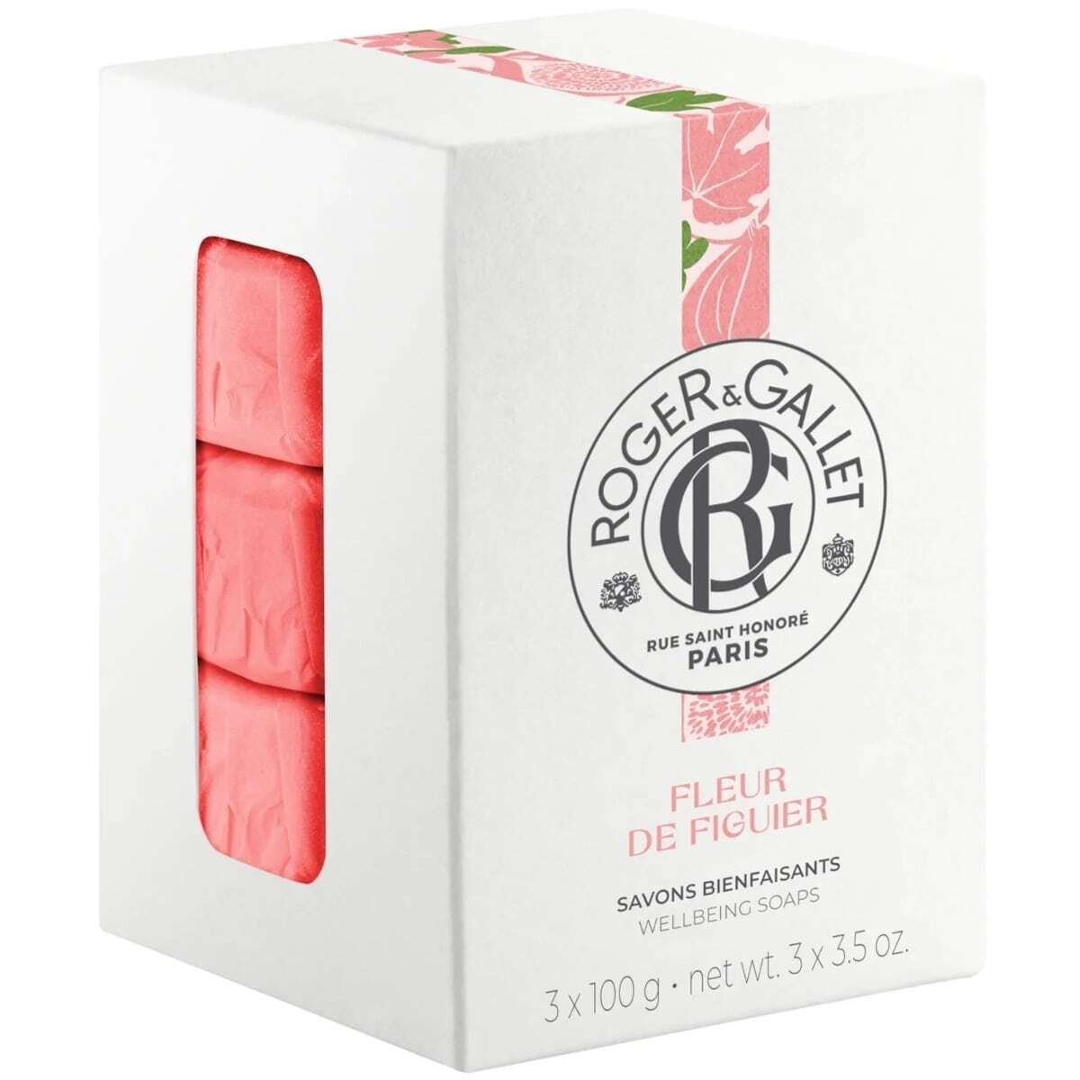 Roger & Gallet Fleur De Figuier Μπάρα Σαπουνιού 3x100gr