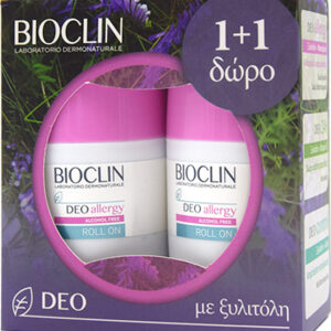 Bioclin Deo Allergy Alcohol Free Αποσμητικό σε Roll-On 2x25ml