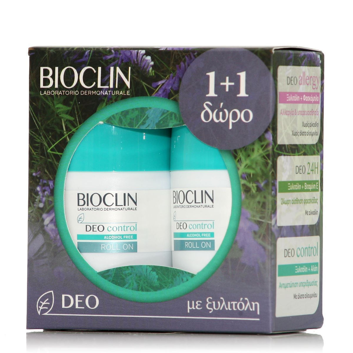 Bioclin Deo Αποσμητικό σε Roll-On 2x50ml