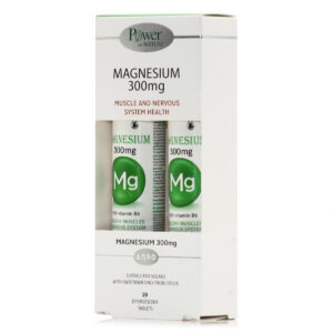 Power Of Nature Magnesium 300mg 40 αναβράζοντα δισκία Λεμόνι