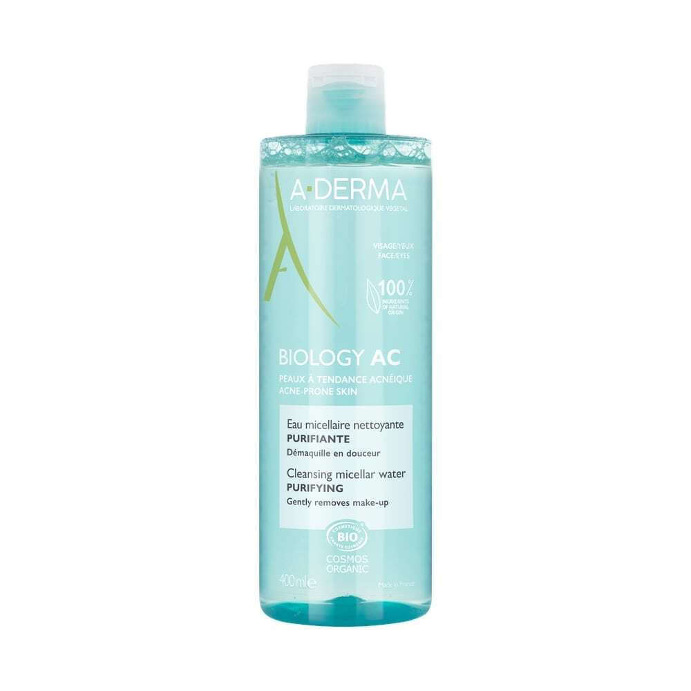 A-Derma Biology AC Micellar Water Αφαίρεσης Μακιγιάζ Προσώπου 400ml