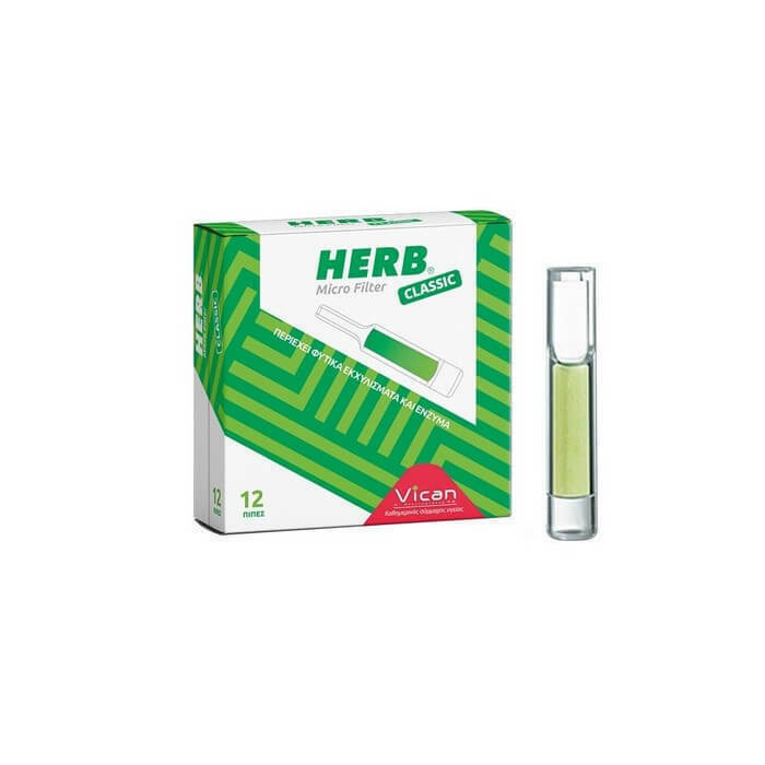 Vican Πίπες Τσιγάρων Herb Micro Filter 8mm 12τμχ