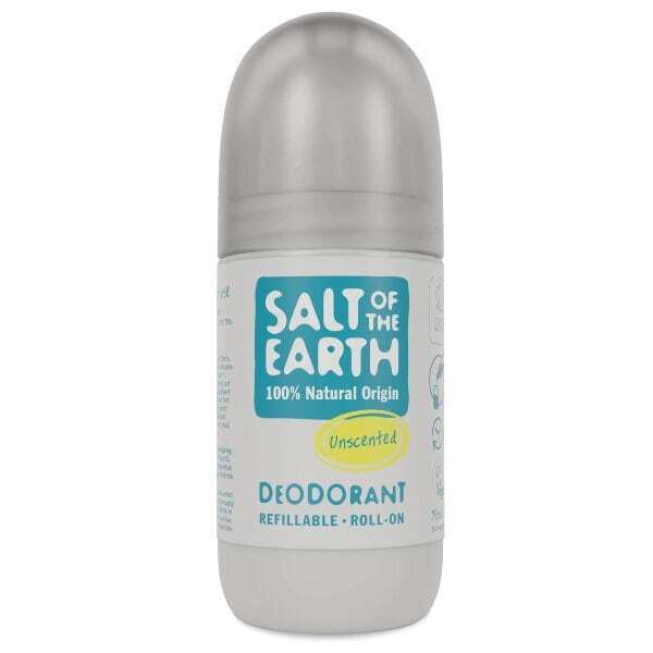 Salt of the Earth Unscented Refillable Αποσμητικό σε Roll-On 75ml