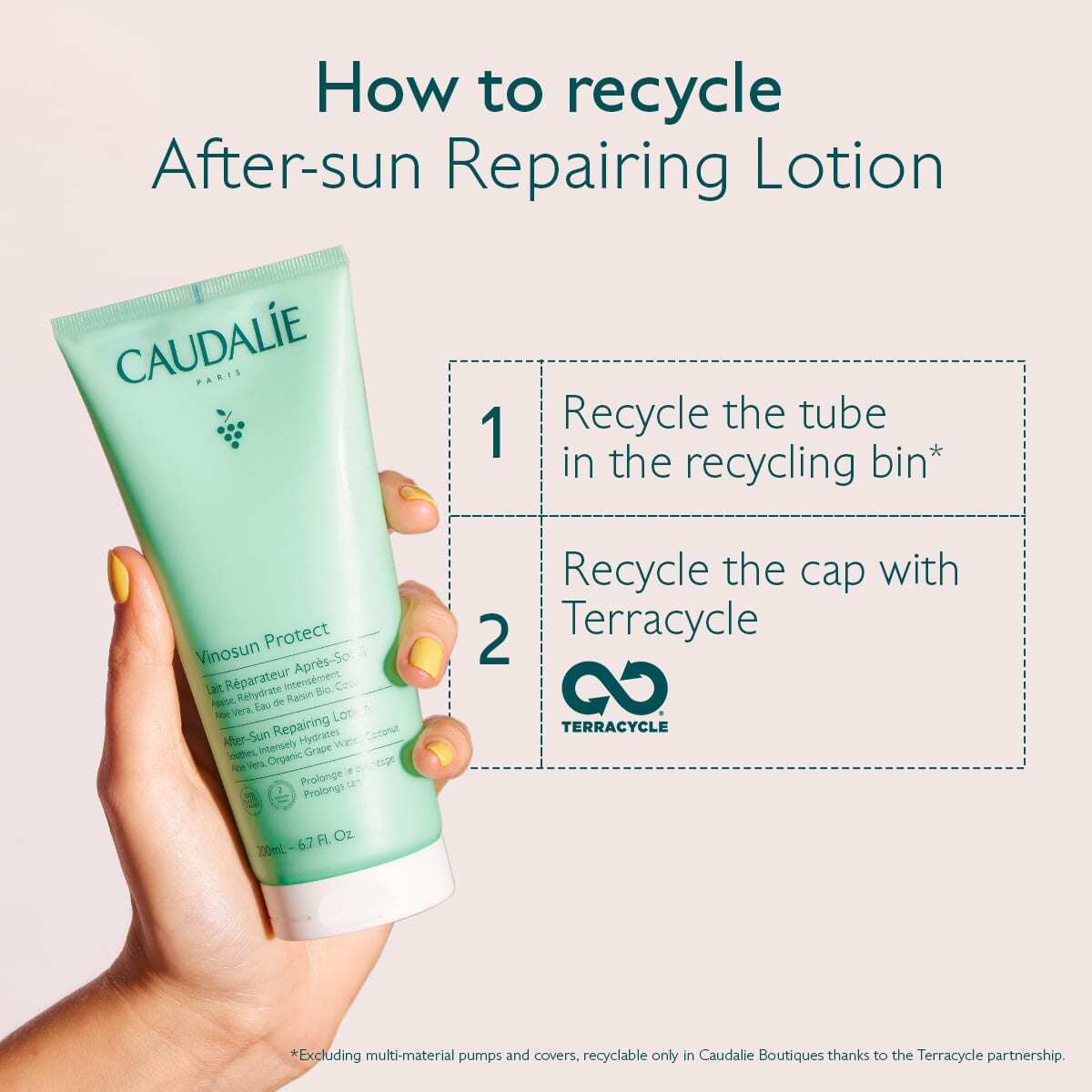 Caudalie Vinosun Protect After Sun Lotion για Πρόσωπο και Σώμα με Aloe Vera 200ml - Image 6