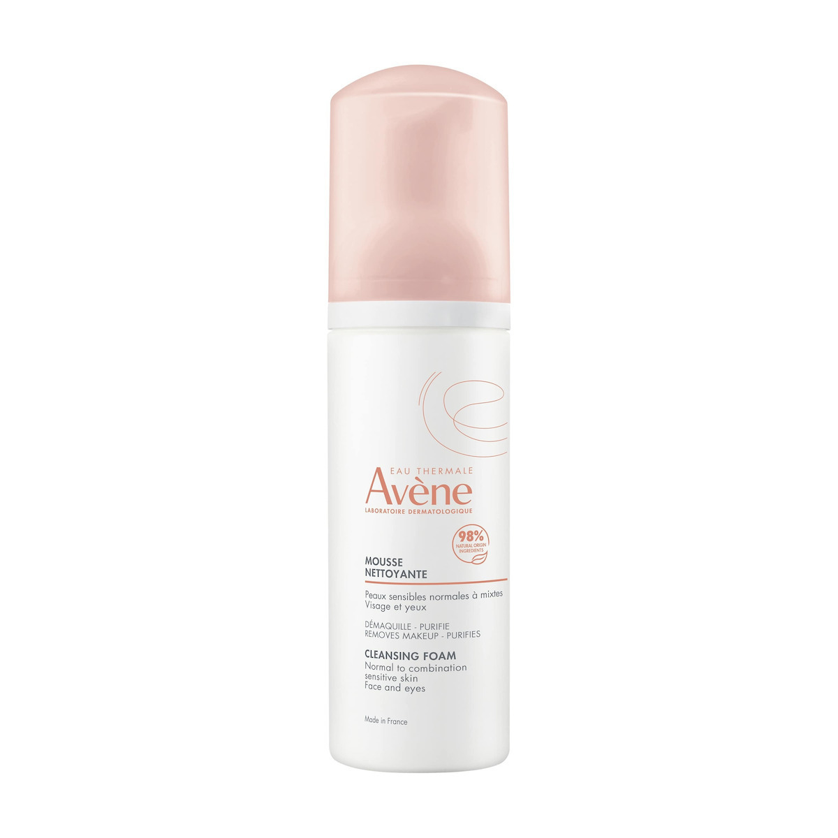Eau Thermale Avène Mousse Nettoyante Αφρός Αφαίρεσης Μακιγιάζ Προσώπου 150ml