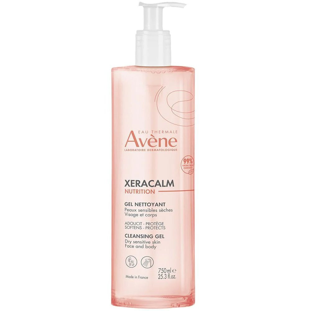 Eau Thermale Avène XeraCalm Nutrition Υγρό Καθαρισμού για το Πρόσωπο & το Σώμα 750ml