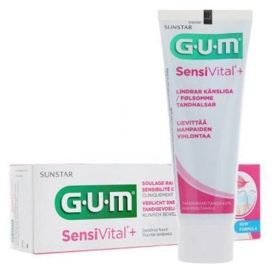 GUM SensiVital Οδοντόκρεμα για Ευαίσθητα Δόντια 75ml - Image 3