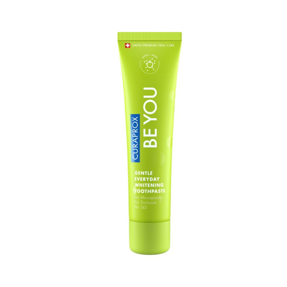 Curaprox Be You Gentle Everyday Whitening Οδοντόκρεμα για Ευαίσθητα Δόντια , Πλάκα & Τερηδόνα Apple & Aloe 60ml