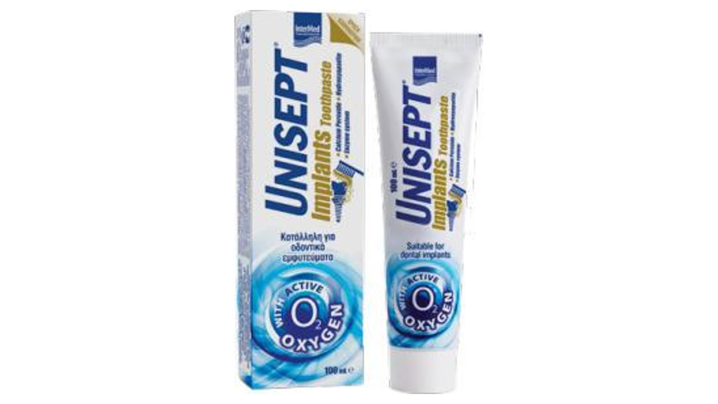 InterMed Unisept Implants Οδοντόκρεμα 100ml