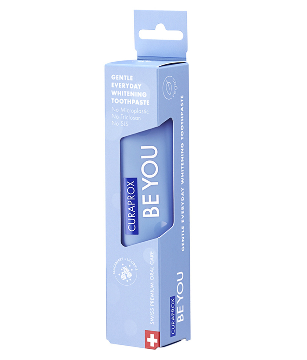 Curaprox Be You Gentle Everyday Whitening Οδοντόκρεμα για Πλάκα & Τερηδόνα 60ml - Image 2