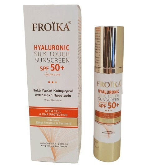 Froika Hyaluronic Silk Touch Αντηλιακή Κρέμα Προσώπου SPF50 50ml - Image 3