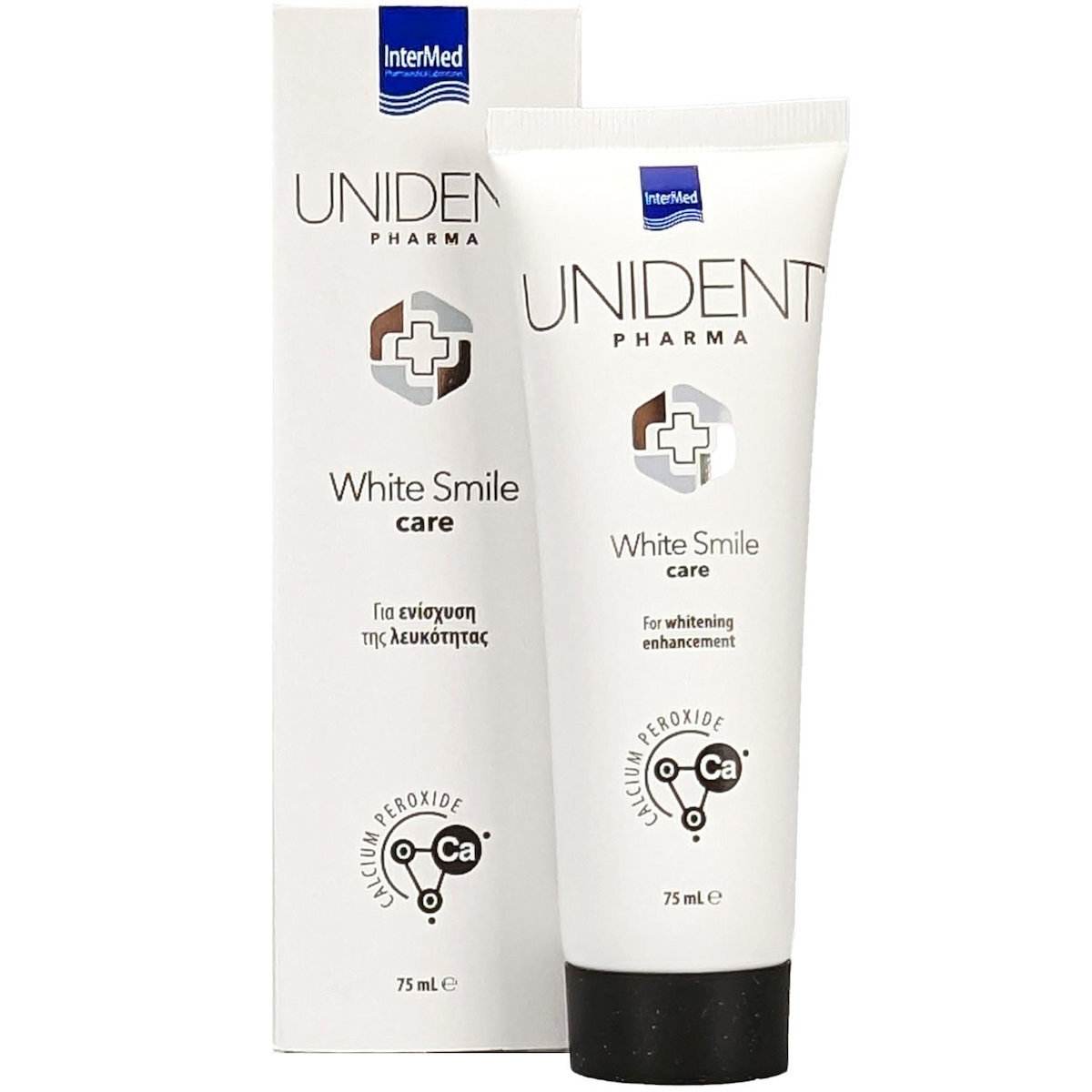 InterMed Unident White Smile Care Οδοντόκρεμα για Λεύκανση 75ml - Image 2