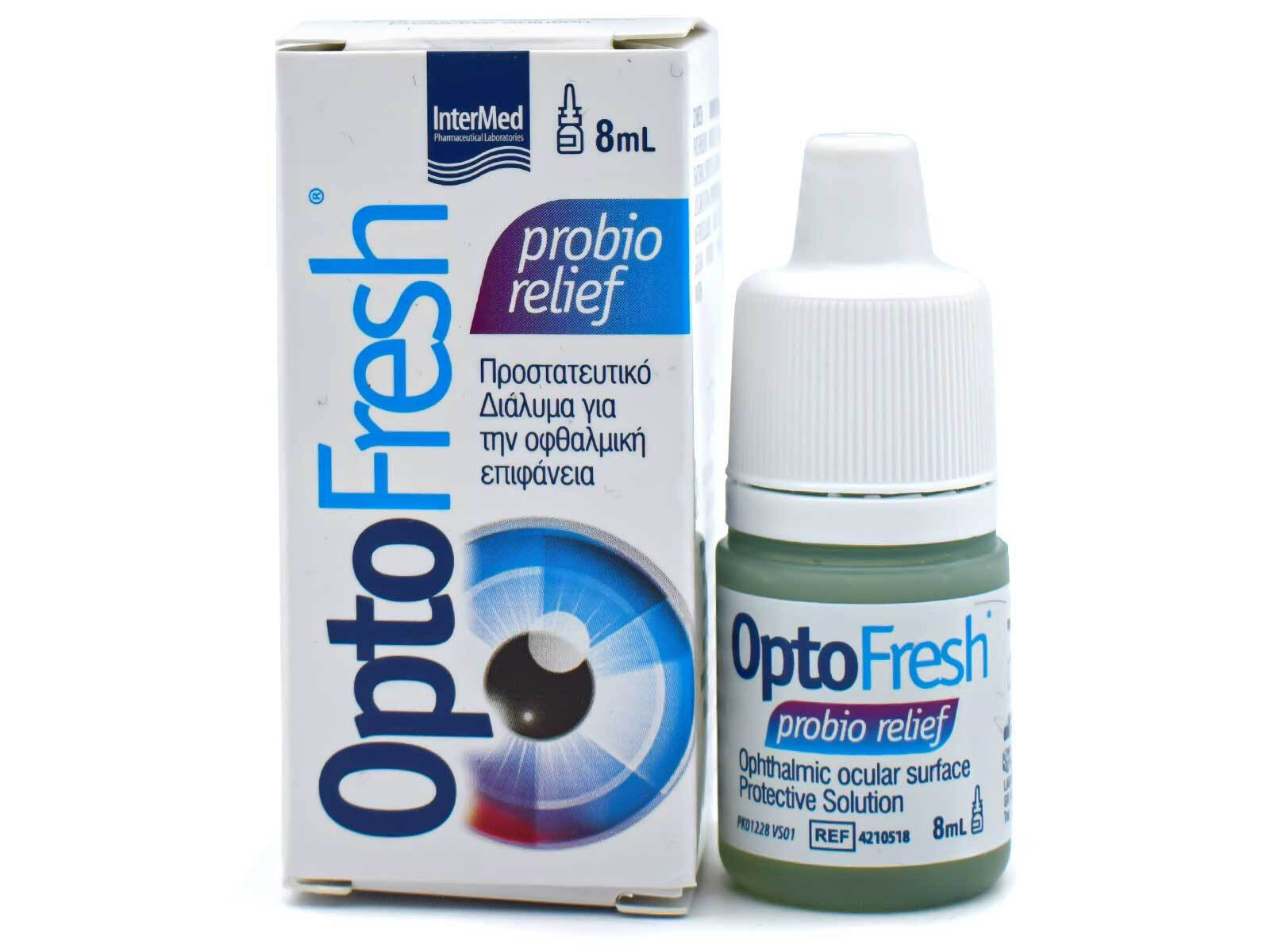 InterMed Optofresh Probio Relief Οφθαλμικές Σταγόνες για Ξηροφθαλμία 8ml