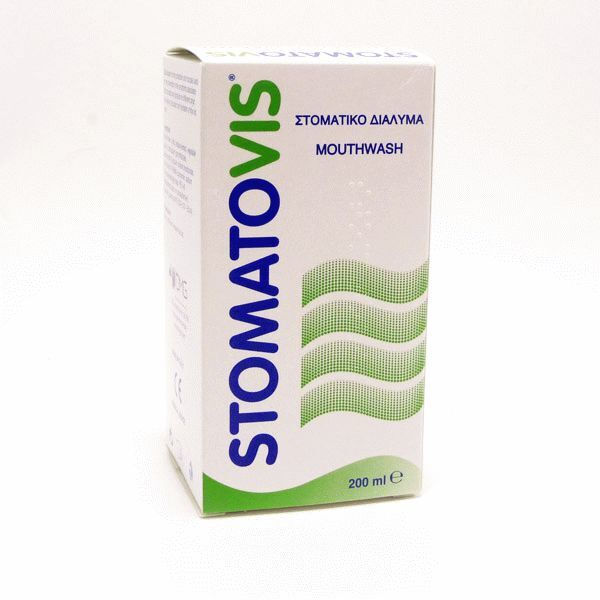 PharmaQ Stomatovis Mouthwash Στοματικό Διάλυμα για την Ουλίτιδα 200ml