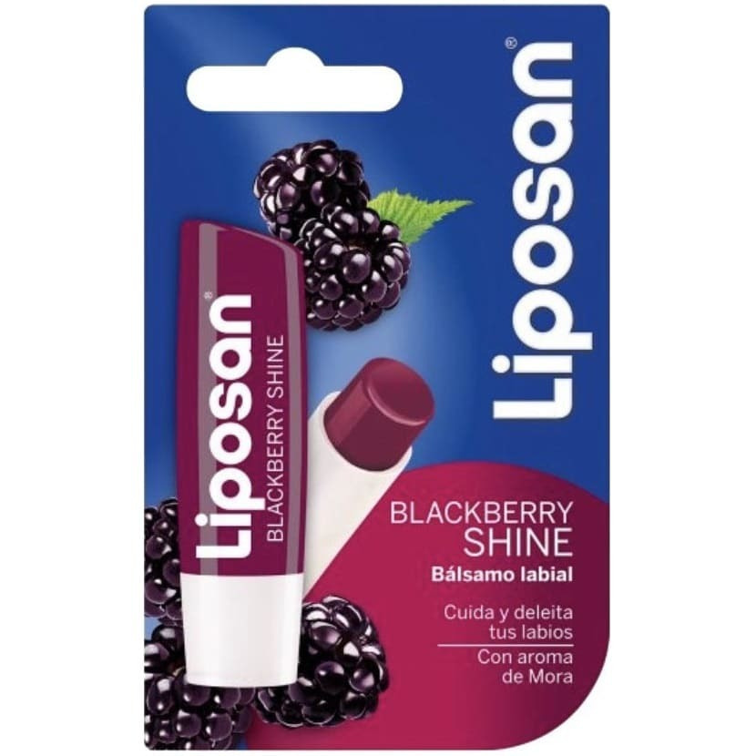 Liposan Fruity Shine Lip Balm για Σκασμένα Χείλη Blackberry Shine 4.8gr