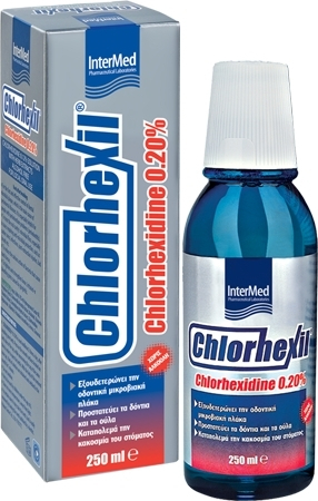 InterMed Chlorhexil 0.20% Στοματικό Διάλυμα κατά της Πλάκας & της Κακοσμίας 250ml