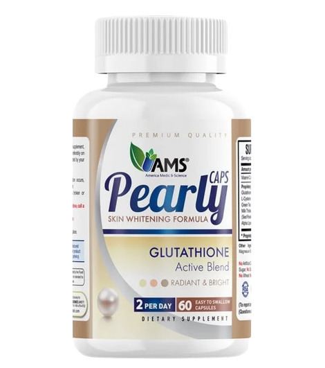 AMS Pearly Glutathione Ειδικό Συμπλήρωμα Διατροφής 60 κάψουλες