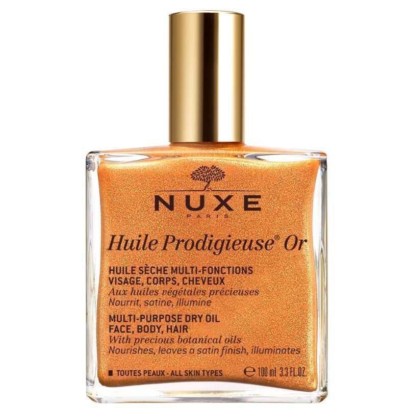 Nuxe Huile Prodigieuse OR Ξηρό Λάδι Σώματος με Λάμψη για Πρόσωπο, Μαλλιά και Σώμα 100ml