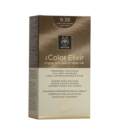 Apivita My Color Elixir Βαφή Μαλλιών Χωρίς Αμμωνία 9.38 Ξανθό Πολύ Ανοιχτό Μελί Περλέ 50ml