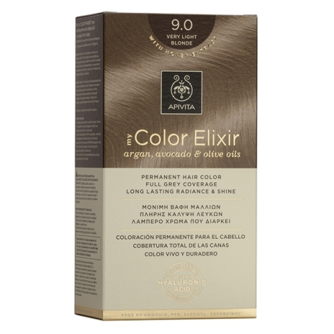Apivita My Color Elixir Βαφή Μαλλιών Χωρίς Αμμωνία 9.0 Ξανθό Πολύ Ανοιχτό 50ml