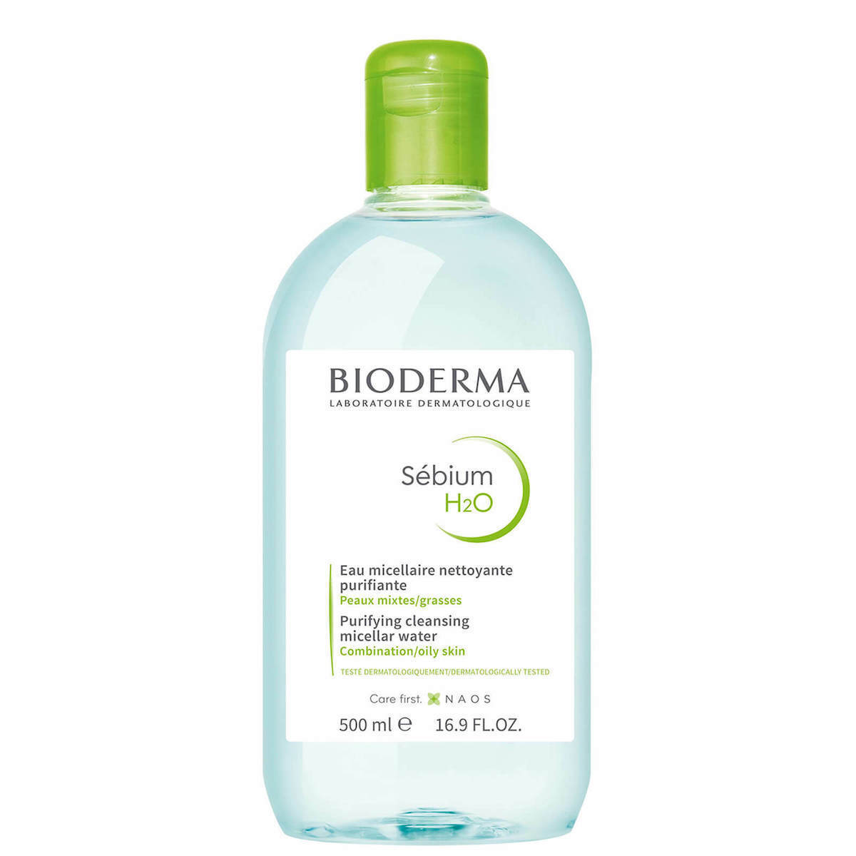 Bioderma Sebium Η2Ο Micellar Water Αφαίρεσης Μακιγιάζ Προσώπου για Ακνεϊκές Επιδερμίδες 500ml