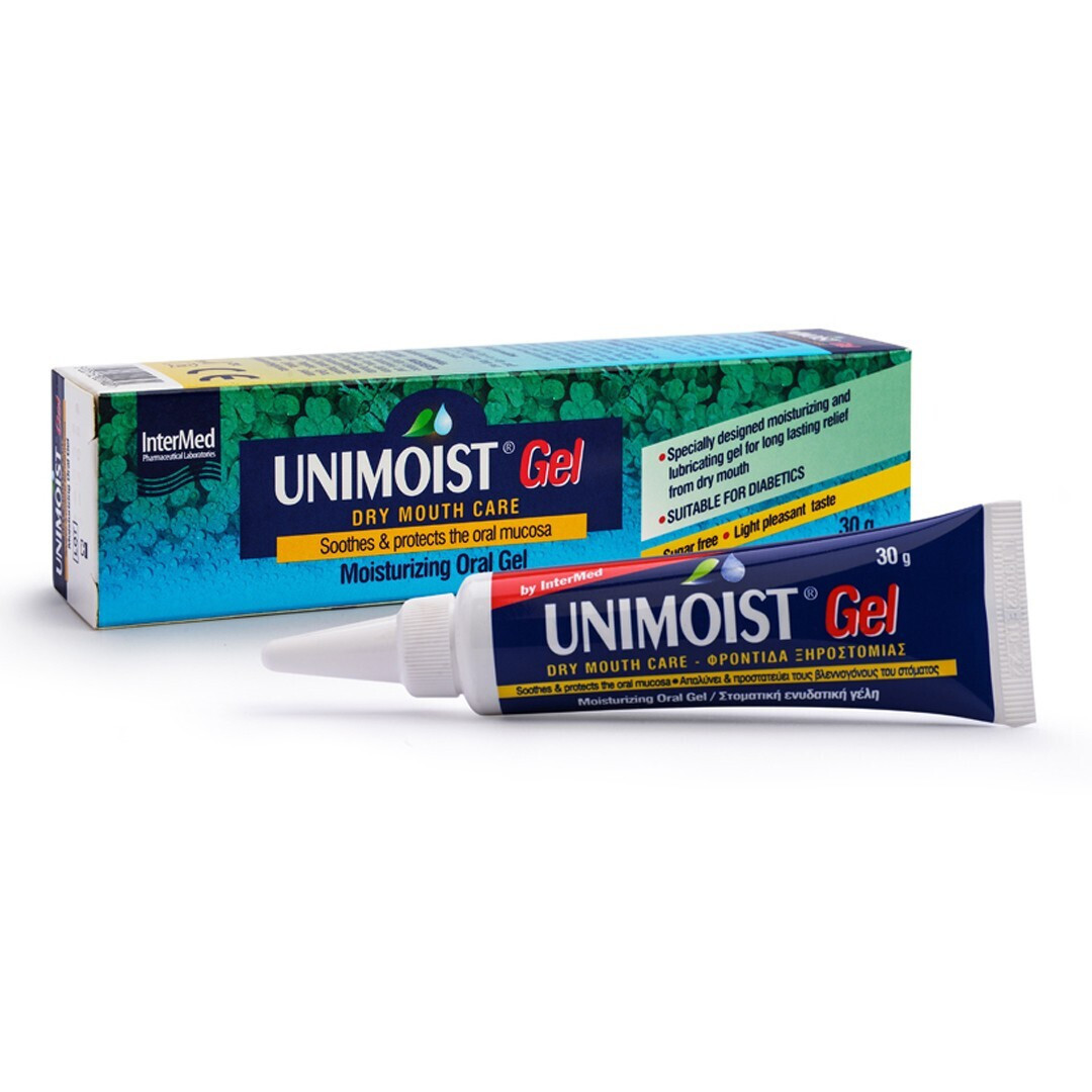 InterMed Unimoist Gel για την Ξηροστομία 30gr 1τμχ