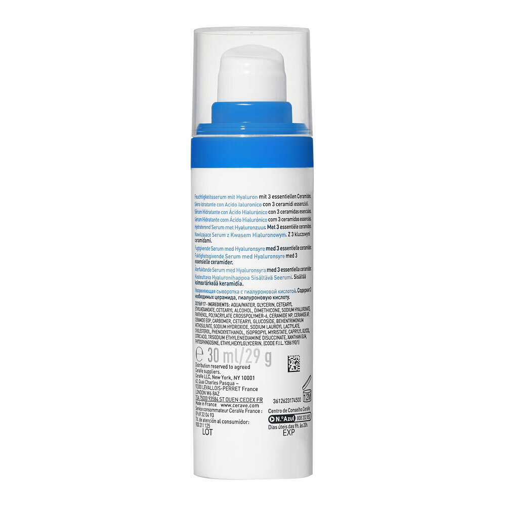 CeraVe Hydrating Καταπραϋντικό & Ενυδατικό Serum Προσώπου με Υαλουρονικό Οξύ & Βιταμίνη B5 30ml - Image 2