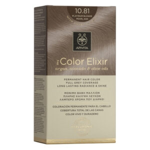 Apivita My Color Elixir Βαφή Μαλλιών Χωρίς Αμμωνία 10.81 Κατάξανθο Περλέ Σαντρέ 50ml