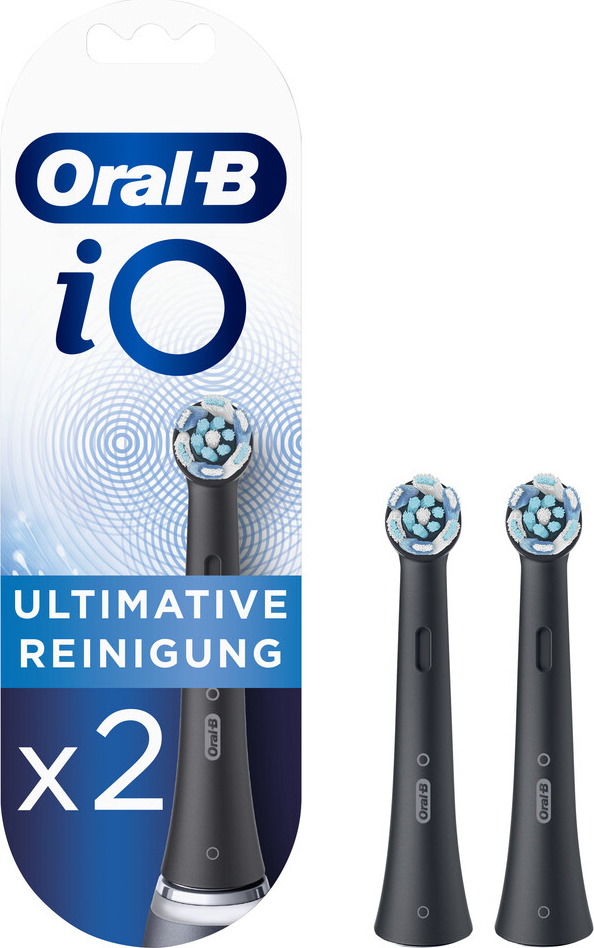 Oral-B iO Ultimate Clean Ανταλλακτικές Κεφαλές για Ηλεκτρική Οδοντόβουρτσα Black Black 319832 2τμχ - Image 4