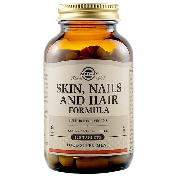 Solgar Skin, Nails And Hair Formula Ειδικό Συμπλήρωμα Διατροφής 120 ταμπλέτες