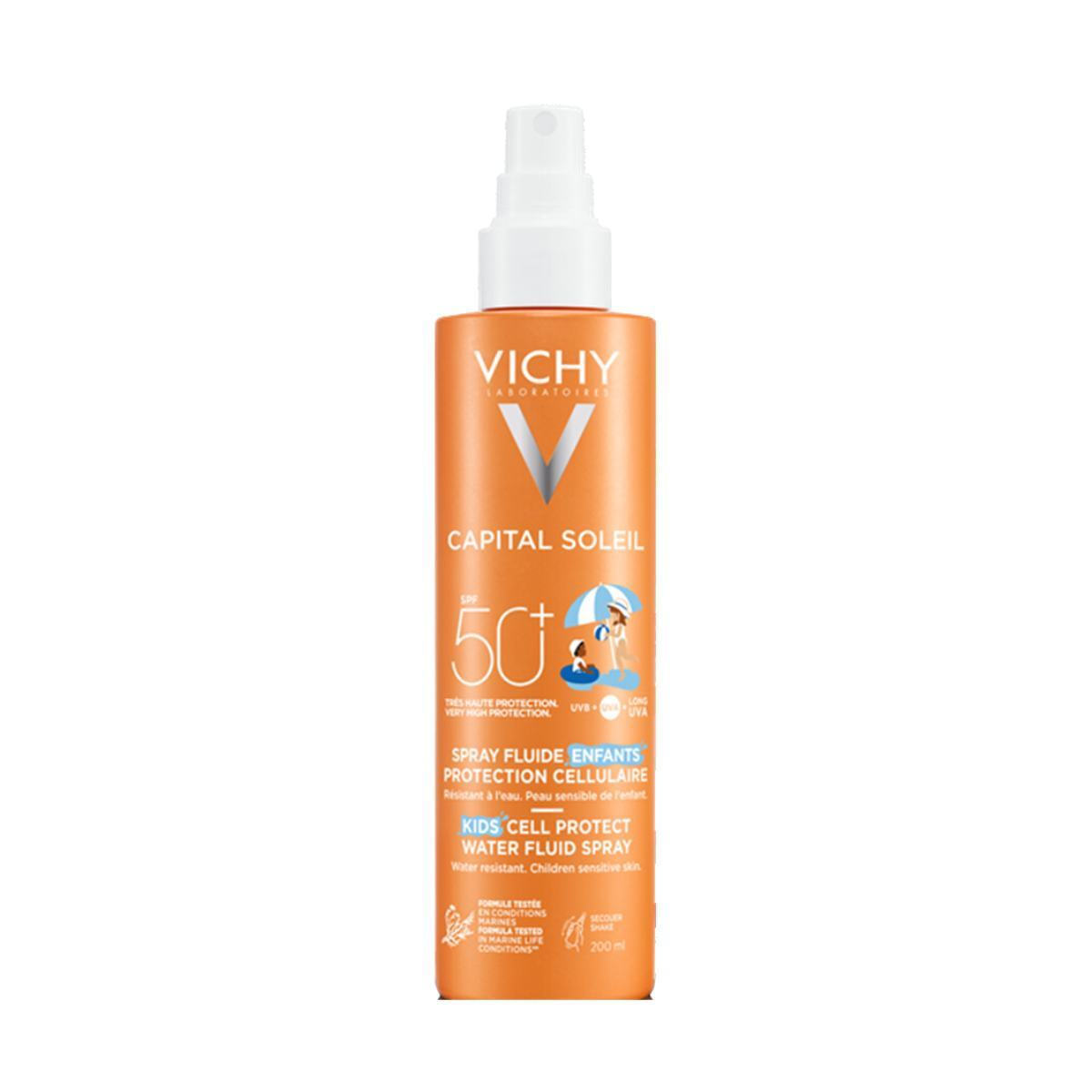 Vichy Capital Soleil SPF50+ Αδιάβροχο Παιδικό Αντηλιακό Spray για Πρόσωπο & Σώμα 200ml 524894