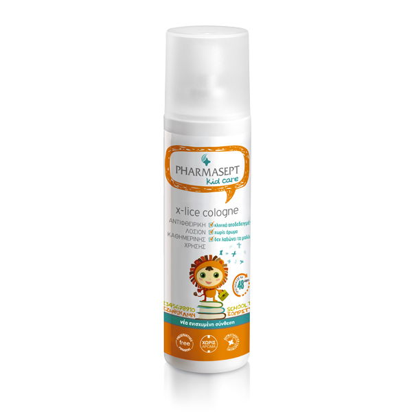 Pharmasept Λοσιόν για Πρόληψη Ενάντια στις Ψείρες Kid Care Tol Velvet School Cologne για Παιδιά 100ml