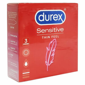 Durex Προφυλακτικά Sensitive Λεπτά 3τμχ