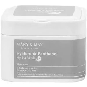 Mary&may Hyaluronic Panthenol Hydra Μάσκα Προσώπου 30τμχ