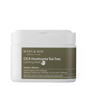 Mary & May Cica Houttuynia Tea Tree Calming Mask - Πακέτο Με 30 Τεμάχια Μάσκες Προσώπου