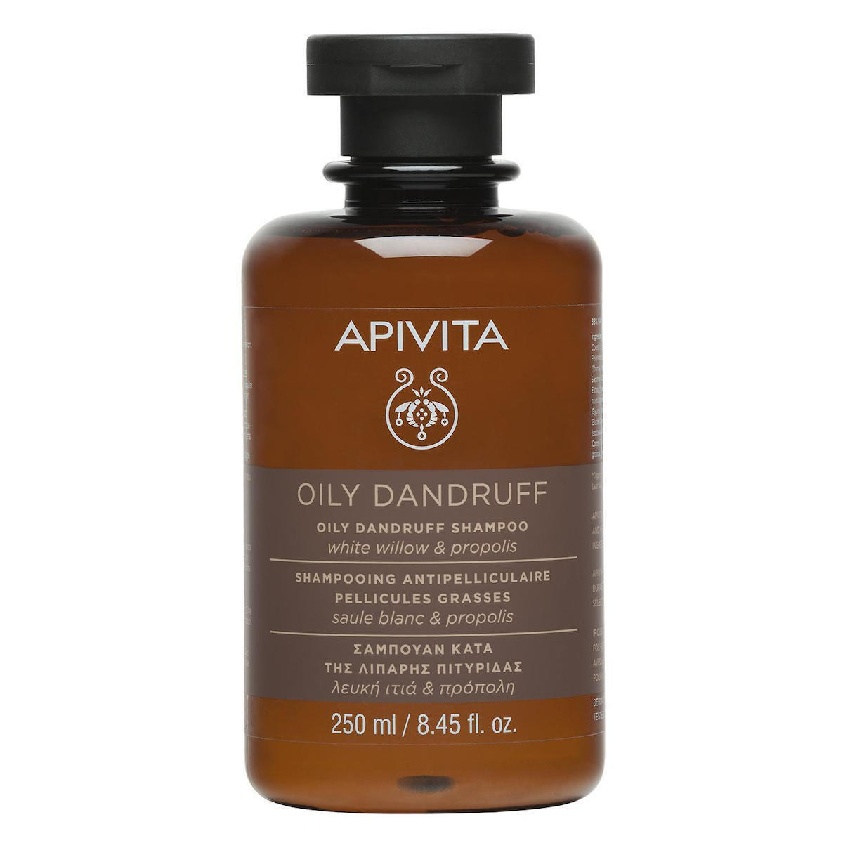Apivita Oily Dandruff White Willow & Propolis Σαμπουάν κατά της Πιτυρίδας για Λιπαρά Μαλλιά 250ml