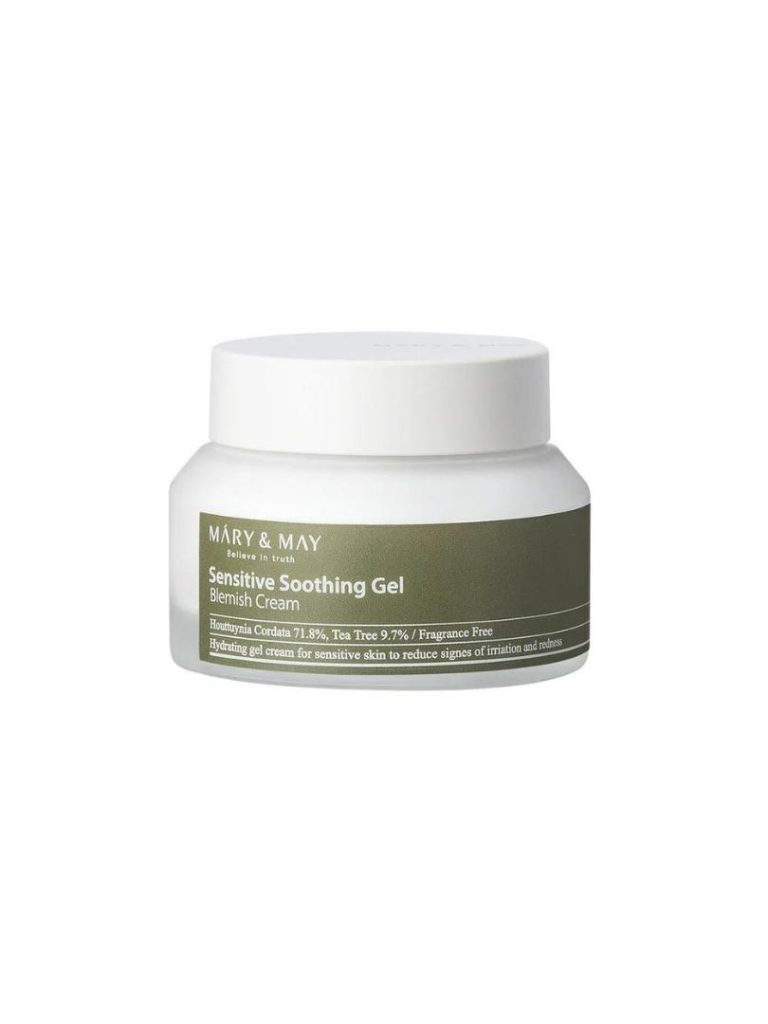 Mary & May Sensitive Soothing Light Gel-Κρέμα Προσώπου για Ενυδάτωση, Ατέλειες & Ερυθρότητα με Υαλουρονικό Οξύ & Πανθενόλη 70gr