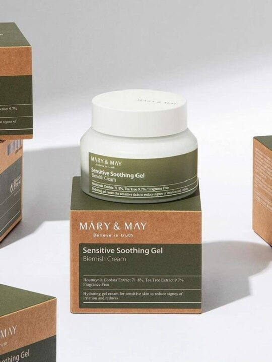 Mary & May Sensitive Soothing Light Gel-Κρέμα Προσώπου για Ενυδάτωση, Ατέλειες & Ερυθρότητα με Υαλουρονικό Οξύ & Πανθενόλη 70gr - Image 2