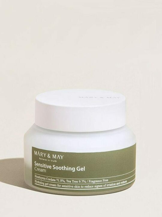 Mary & May Sensitive Soothing Light Gel-Κρέμα Προσώπου για Ενυδάτωση, Ατέλειες & Ερυθρότητα με Υαλουρονικό Οξύ & Πανθενόλη 70gr - Image 5
