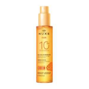 Nuxe Sun Tanning Oil Αδιάβροχο Αντηλιακό Λάδι Προσώπου και Σώματος SPF10 σε Spray 150ml